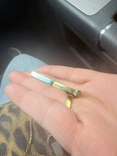 Load image into Gallery viewer, Personalized Hidden Message Bar Necklace (Gold/Silver, Silver/Silver, Rose Gold/Silver, or Black/Silver