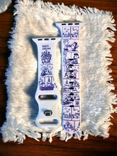 Load image into Gallery viewer, Inspired Peanut Christmas, laser engraved character band, black permanent ink field 