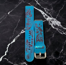 Load image into Gallery viewer, life's the bubbles inspired by the little mermaid with permanent ink Engraved Watch Bands Samsung