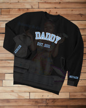 Load image into Gallery viewer, Custom Mama, Daddy, Grandma, granddad, etc. Sweatshirt with Date EST, and Children's Name on Sleeve, Mama Sweatshirt,