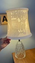 Load image into Gallery viewer, 3D Printed Family Glow-Up Lamp – Custom Photo Lampshade does not include Glass Base (4 Photos Fully Wrapped). Mother’s Day Gift