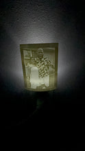 Load image into Gallery viewer, Custom 3D Printed Photo Nightlight 🤍 Swipe to see it glow