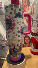 Load image into Gallery viewer, Personalized Stainless Steel Stanley style 40oz Tumbler with a BLUETOOTH SPEAKER