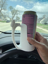 Load image into Gallery viewer, Slim Can Holder with Bow Handle | 3D Printed Cute Drink Grip | Hands-Free Beverage Holder