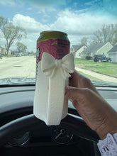Load image into Gallery viewer, Slim Can Holder with Bow Handle | 3D Printed Cute Drink Grip | Hands-Free Beverage Holder