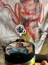 Load image into Gallery viewer, Personalized photo TOPPER H2.0 Version Stanley Tumbler Name Plate 40 oz Tags Tag Topper Lid Topper Cup Name Tag fit Some dupes