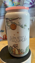 Load image into Gallery viewer, Personalized 16 oz inspired Winnie the Pooh Glass Can | Libbey Glass | Winnie Beer Can