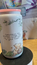Load image into Gallery viewer, Personalized 16 oz inspired Winnie the Pooh Glass Can | Libbey Glass | Winnie Beer Can