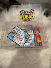 Load image into Gallery viewer, Mini Dirty Uno Game Adult drinking game, shot glasses, game night favorite