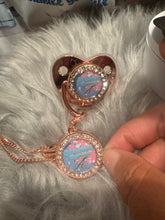 Load image into Gallery viewer, Custom Baby Bling Pacifier - Personalized Pacifier - Add any photo, logo, or design to the pacifier - available in multiple colors