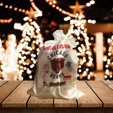 Load image into Gallery viewer, Custom Name Christmas Santa Bag,Christmas for Kids and Adults,Santa Delivery Sack,Extra Large Santa Bag double layer or small Santas single layer, inspired characters Personalized Christmas Bag