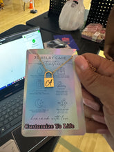 Load image into Gallery viewer, Personalized Petite Lock Pendant Necklace (Silver or Gold)