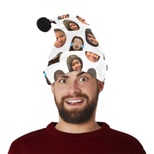 Load image into Gallery viewer, Personalized Photo Customized Christmas Hat, Personalized Christmas Hats for Children, Customizable Adult Christmas Hat, Personalized Family Christmas Hat