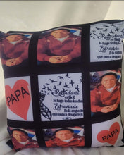 Load image into Gallery viewer, 9 Panel Personalized Pillow, Custom Pillow Case, Picture Pillow, Decorative Pillow Case