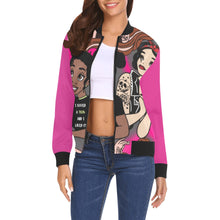 Load image into Gallery viewer, Custom Bomber jacket - Men, Women, Kids,Bomber jacket,Bomber,Jacket,Coat, Personalized jacket,Wedding,Bride jacket,Team,