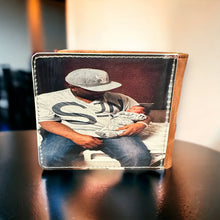Load image into Gallery viewer, Double Sided Personalized Photo Wallet For Men, Gifts For Husbands, Gifts For Him, Custom Men's...