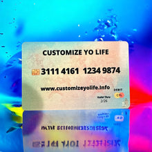 Load image into Gallery viewer, Business Cards Aluminum Business Cards - Customized with your Logo and Text