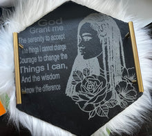Load image into Gallery viewer, Slate Serving Tray - Personalized Serving Tray - Cheese Board - Slate Board - Wedding Gift - Housewarming Gift, Engraved Serving Tray