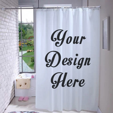 Load image into Gallery viewer, Customized Shower Curtain, anniversary Gift, Bathroom Decor, House Warming Gift