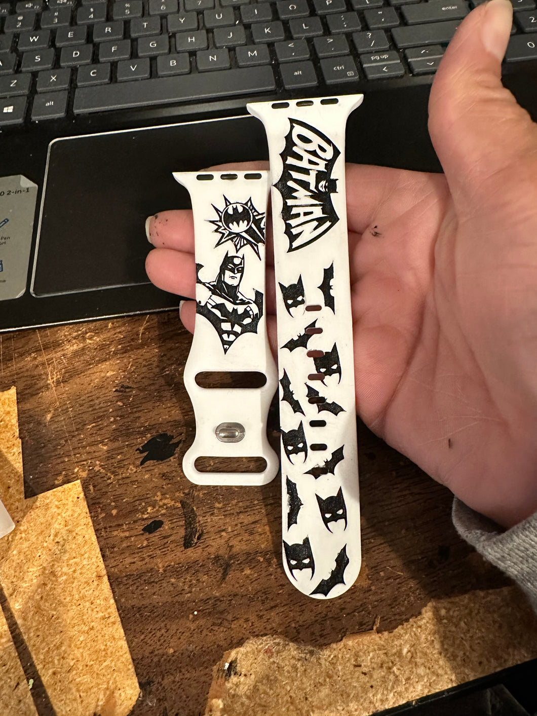 Inspired Batman Engraved Watch Bands Samsung