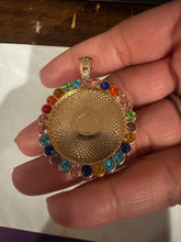 Load image into Gallery viewer, Personalized Circle photo charm, photo pendant
