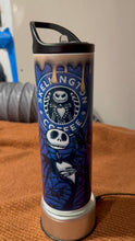 Load image into Gallery viewer, 3D Inflated Jack Skellington Coffee Stainless Steel Tumbler - Spooky and Stylish Drinkware
