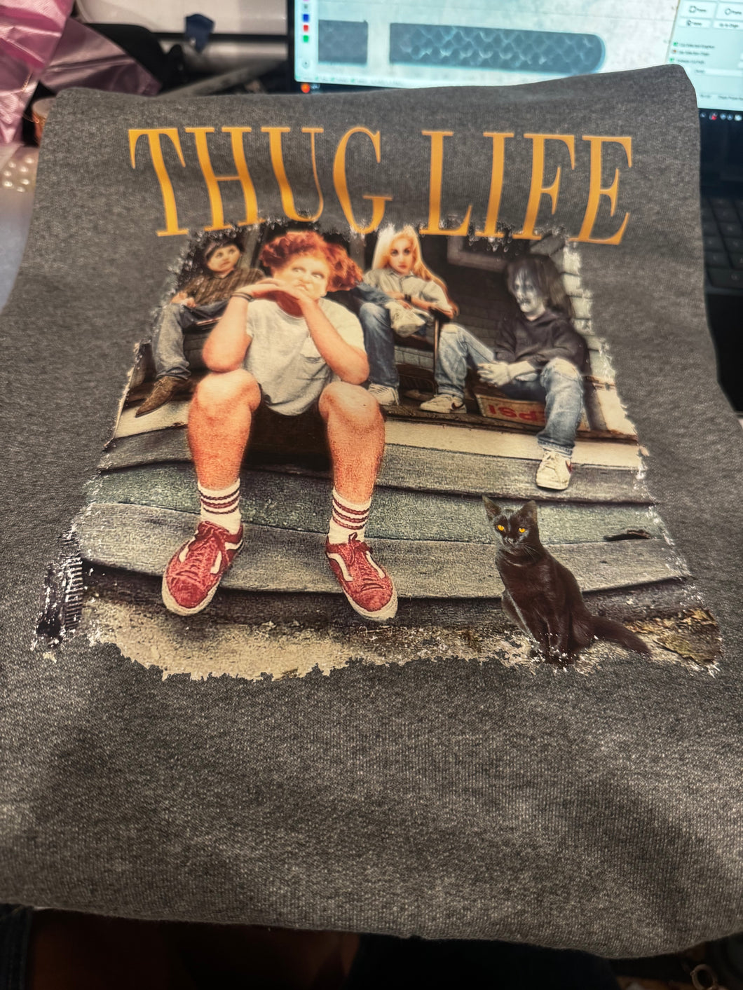 Thug Life Bad Witches Sweatshirt, Retro Sanderson Sisters Shirt, Thug Life Halloween, Bad Witches T-Shirt