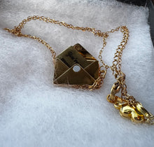 Load image into Gallery viewer, Secret Message Personalized Envelope Necklace, Hidden Message Necklace, Love Letter Necklace, Pouch Necklace for Mom, Locket Necklace
