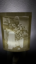 Load image into Gallery viewer, Custom 3D Printed Photo Nightlight 🤍 Swipe to see it glow
