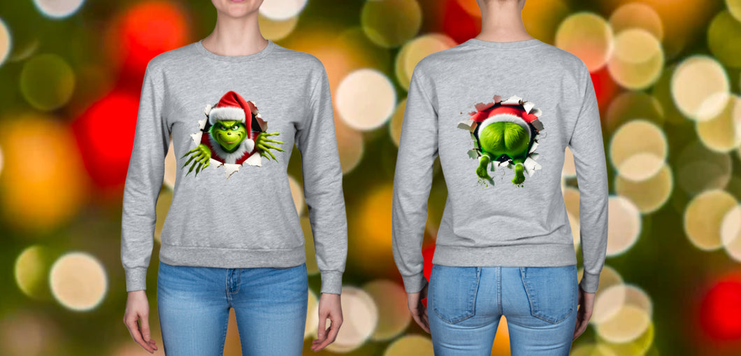 Mr Grinch Funny Christmas Character Two Side Hoodie, Christmas Movies Friends Hoodie, Christmas Comedy, Holiday Movies Friends Hoodie