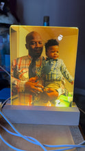 Load image into Gallery viewer, Custom Acrylic Photo Lamp,Custom Photo LED Night Light,Photo Frame,Gift for Couple, Anniversary Gift,
