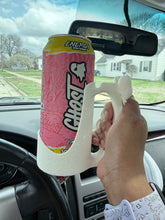 Load image into Gallery viewer, Slim Can Holder with Bow Handle | 3D Printed Cute Drink Grip | Hands-Free Beverage Holder
