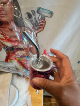 Load image into Gallery viewer, Custom Insulated 3oz Mini Shotglass Tumblers w/straw and lid also can be keychains for Birthday, Travel, Party Favors, Graduations, Wedding, Cruises, Valentine&#39;s
