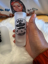 Load image into Gallery viewer, Personalized 3oz Frosted Glass Tall Shot Glass, Custom Shot Glass, Photo Shot Glass, Party Favor, Bachelorette Party, Wedding Favor
