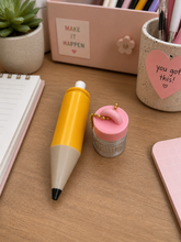 Load image into Gallery viewer, Crayon Chapstick Holder – Cute Keychain Set 🥢💄✨ or Pencil Chapstick Holder
