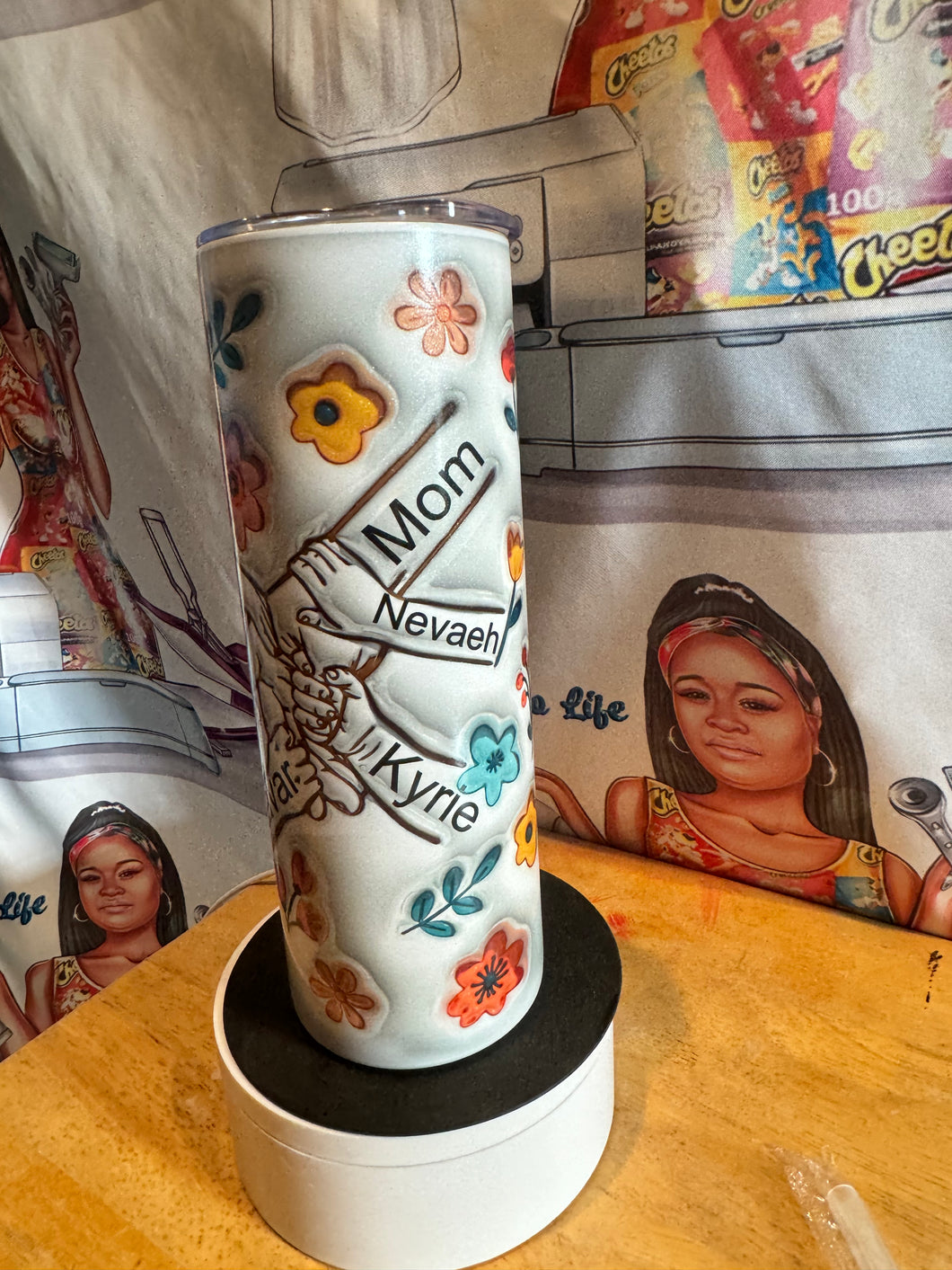 Personalized UV color changing 20oz Tumbler