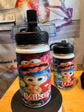 Load image into Gallery viewer, Kids Tumbler 12oz Custom Inspired Inside Out 2

