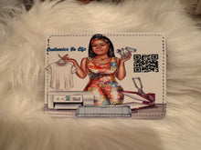 Load image into Gallery viewer, Custom Photo Cardholder, Slim Faux Leather Leather Card Holder, Personalised Credit Card Wallet, Special Custom Gift
