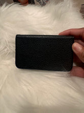 Load image into Gallery viewer, Card Holder, Personalized with Photo Leather backing Logo on Card Holder, Custom Card Wallet, Gift
