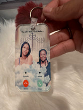 Load image into Gallery viewer, Memorial Keychain, Personalized The Call I Wish I Could Make, Photo Memorial, Custom Photo Keychains, Unique Sympathy Gifts, Photo Keychain.
