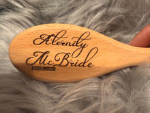 Load image into Gallery viewer, Personalized Baby Hair Brush Set Shower Gift Engraved Baby Brush Newborn Keepsake Baby Boy Girl Gift Set
