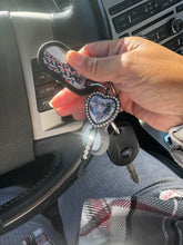 Load image into Gallery viewer, Personalized Key to Your Heart, Photo Pendant Necklace OR Keychain, For Mom, Girlfriend, Sister, Grandma, Mother’s Day Keepsake, Heirloom
