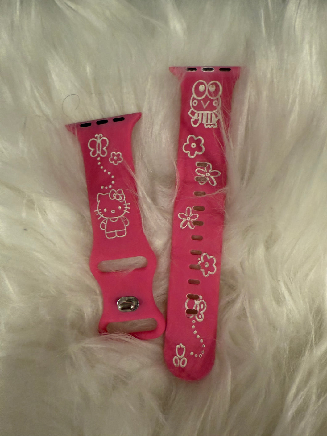 Inspired Hello Kitty Apple Watch Band, Apple Watch Band Stitch, Apple Watch Band for Women, and Watch Band