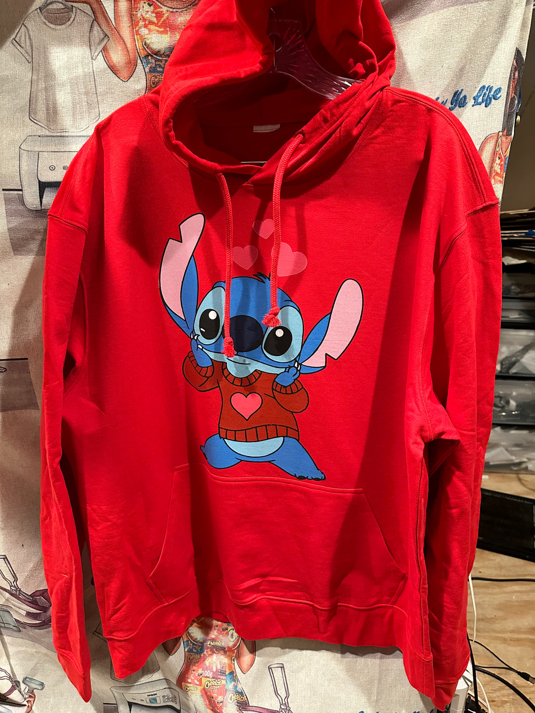Inspired stitch hoodie