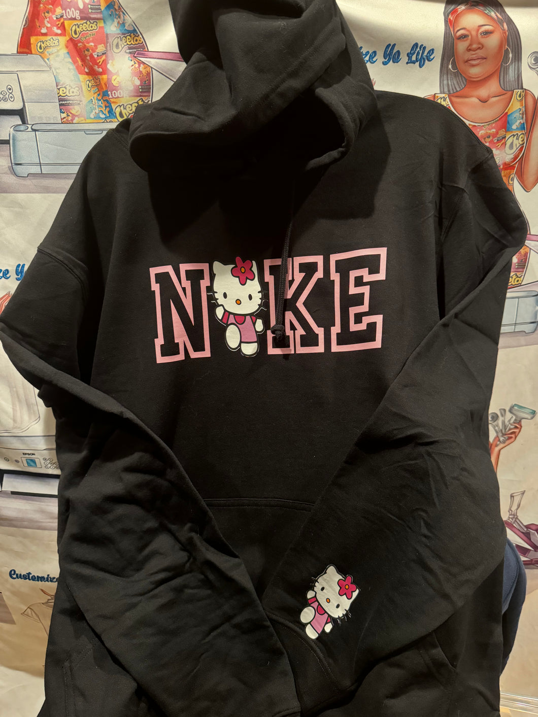 Custom hoodie Nke custom character
