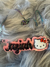 Load image into Gallery viewer, Personalized Character Name Necklace, Acrylic Cartoon Name Necklace, Custom Photo Name Necklace,Kids
