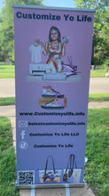 Load image into Gallery viewer, Custom Retractable Banner Stand INCLUDED with full-color print | Adjustable banners
