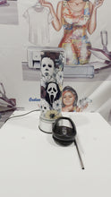 Load and play video in Gallery viewer, Horror Movie Sunflower Tumbler, Horror Movie Stars, Scary Movie Tumbler, Halloween Cup, Halloween...
