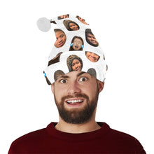 Load image into Gallery viewer, Personalized Photo Customized Christmas Hat, Personalized Christmas Hats for Children, Customizable Adult Christmas Hat, Personalized Family Christmas Hat
