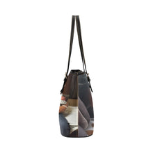 Load image into Gallery viewer, Custom Small Photo  Leather Tote Bag
